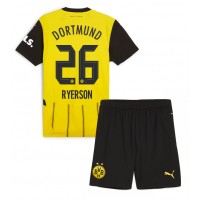 Borussia Dortmund Julian Ryerson #26 Hjemme Trøje Børn 2024-25 Kortærmet (+ Korte bukser)